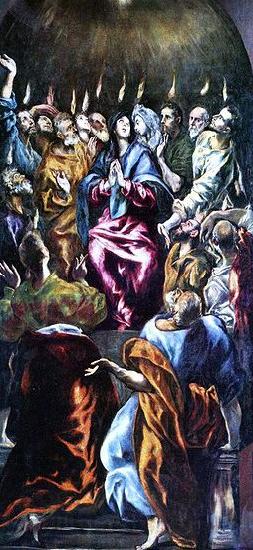 El Greco Ausgiebung des Hl. Geistes